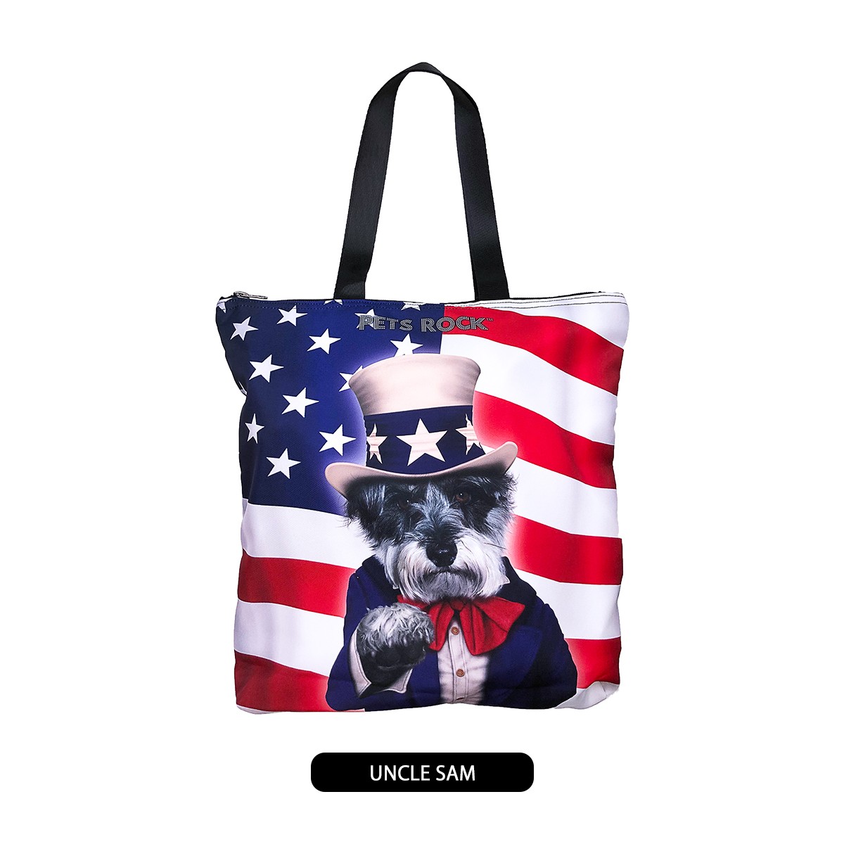 ジッパートートバッグ トート バッグ レディース 鞄 PETS ROCK