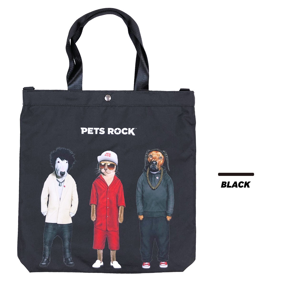 トートバッグ ショルダーバッグ トート バッグ レディース エコバッグ キャンバス 2WAY 鞄 PETS ROCK ペッツロック 通勤 レジャー  買い物 旅行 送料無料 : e0000393 : FRIdSTORE(フリッドストア) - 通販 - Yahoo!ショッピング