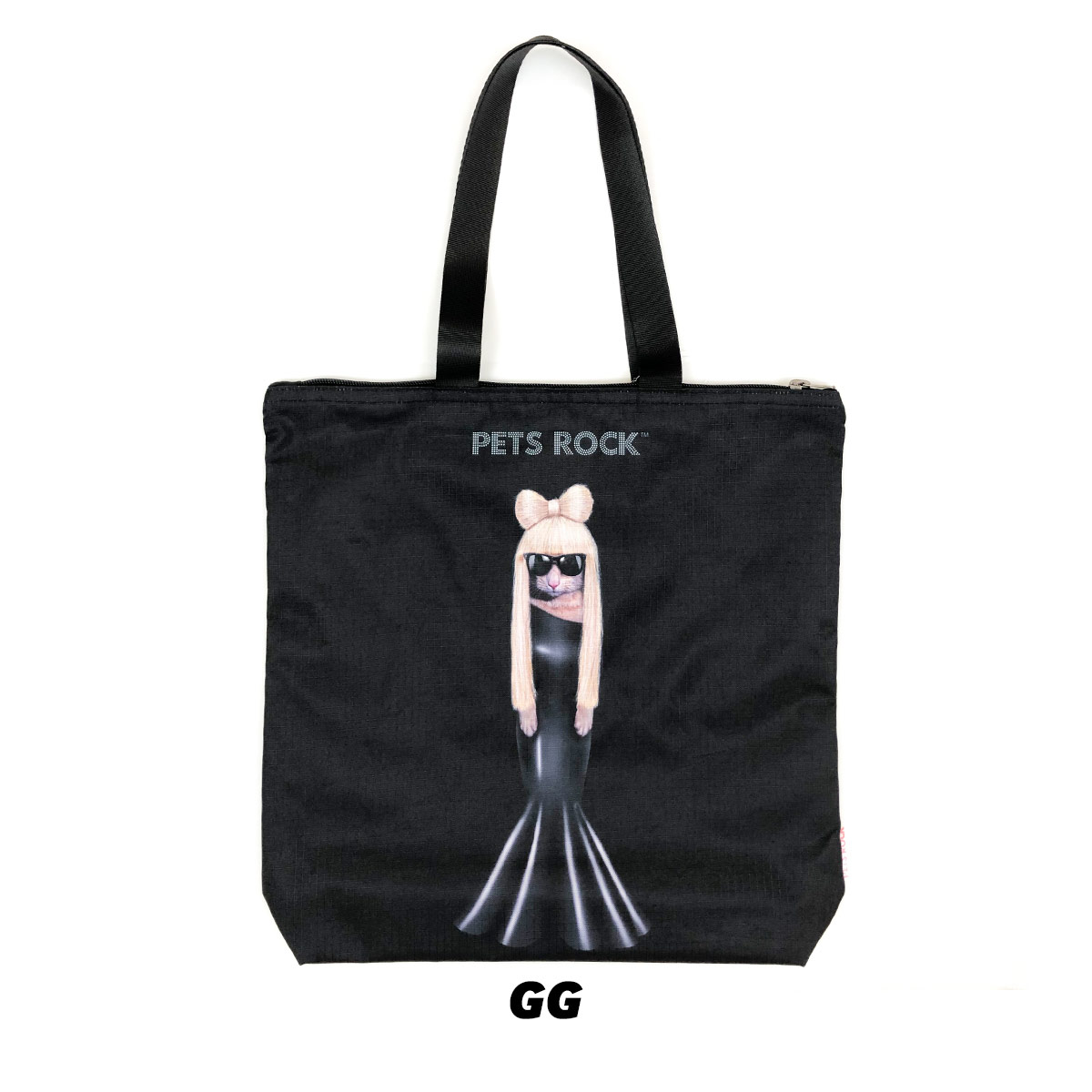 ジッパートートバッグ トート バッグ レディース 鞄 PETS ROCK
