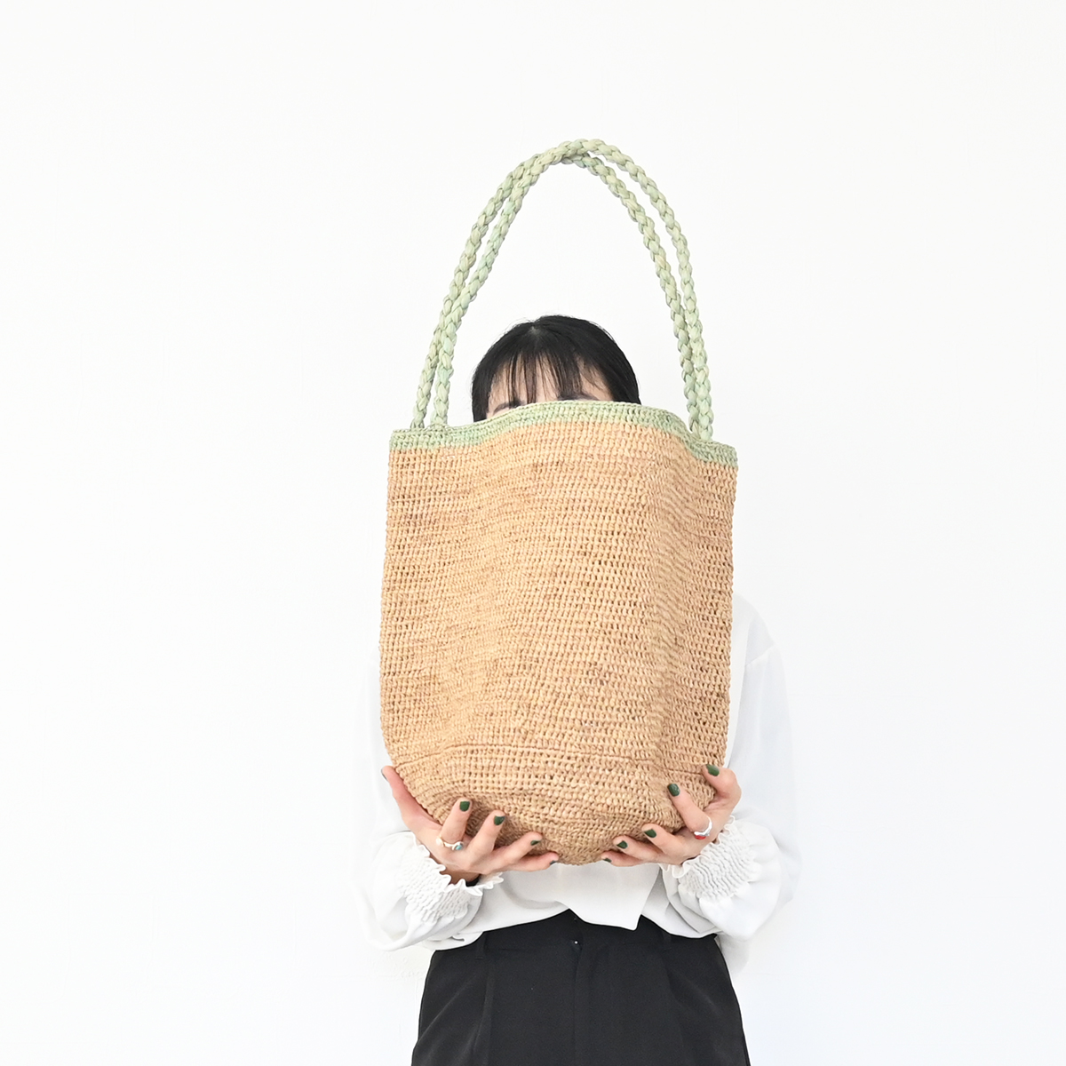 MADE IN MADA トートバッグ かごバッグ バスケット レディース