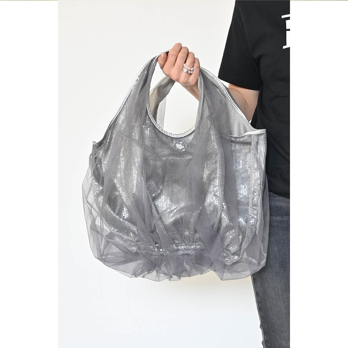 HELOYSE ハンドバッグ バッグ レディース ハンドルバッグ フリルバッグ 