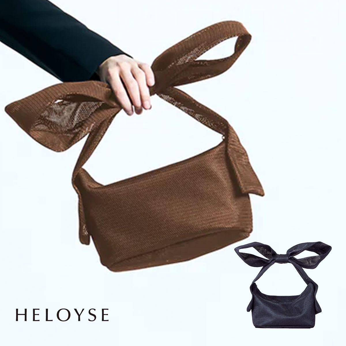 HELOYSE ハンドバッグ バッグ レディース ショルダーバッグ フリル 