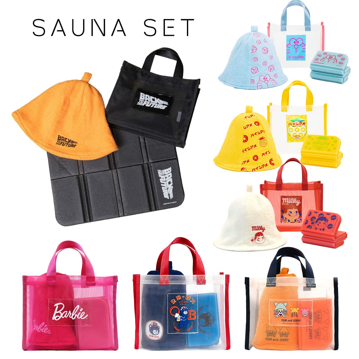 サウナセット レディース ユニセックス アコモデ ハット マット バッグ