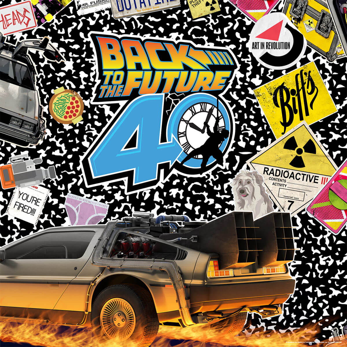 バックトゥザフューチャー アウトアタイム クッション デロリアン