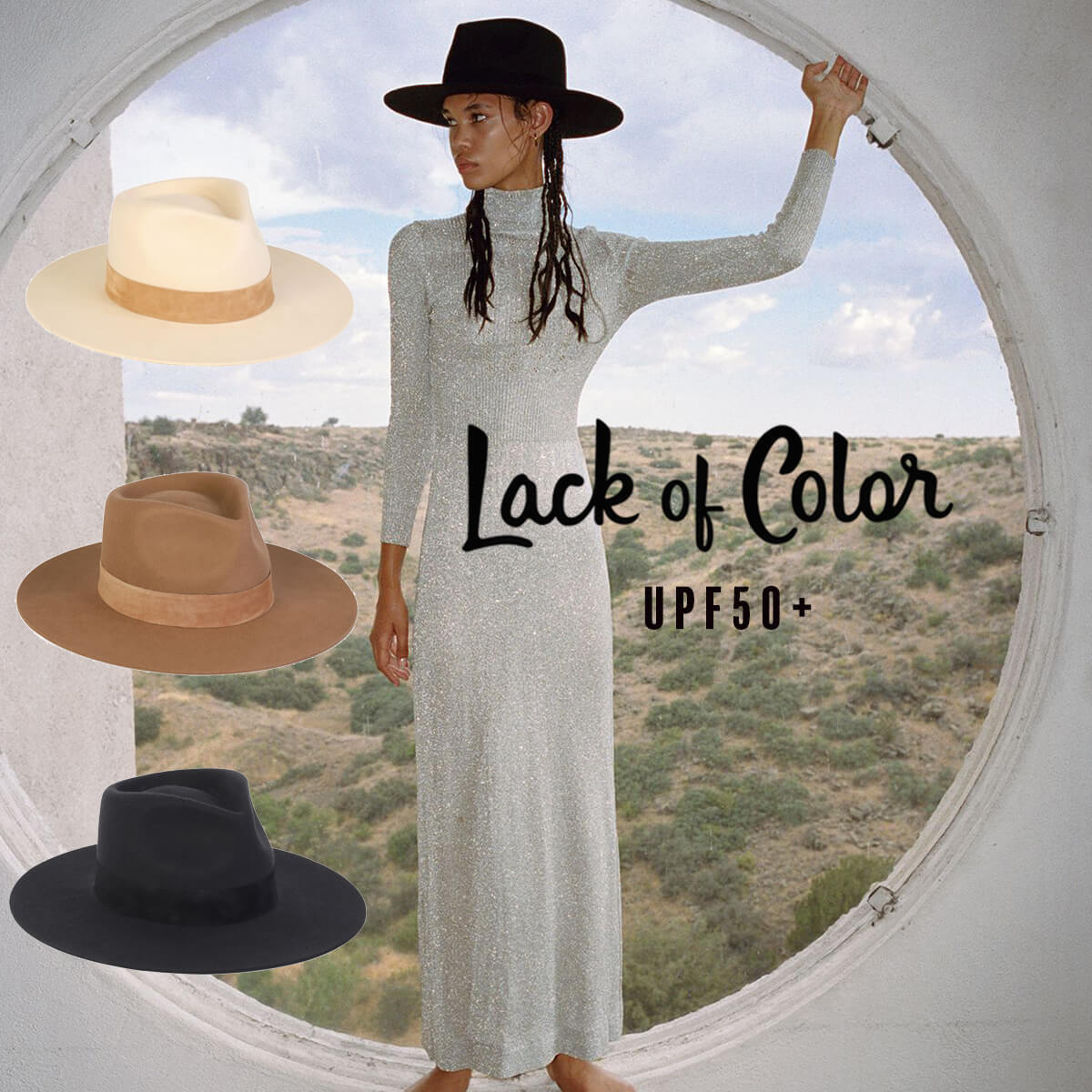 ハット レディース ラック ラックオブカラー hat Lack of Color UV