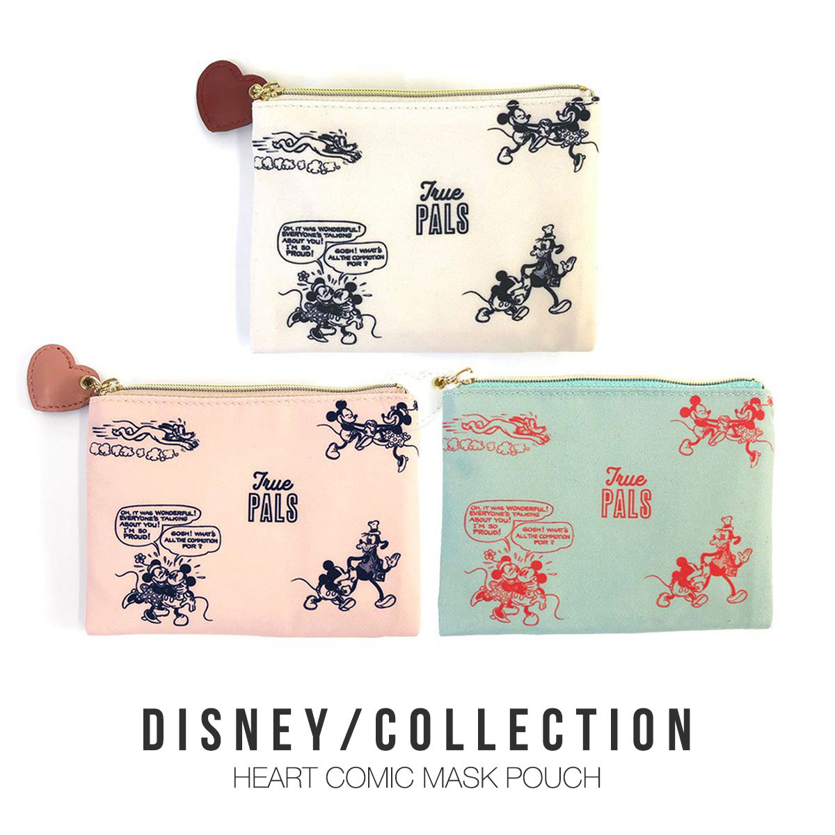 格安 アコモデ ディズニー イニシャル ポーチ かわいい 小物入れ キャラクター Accommode Disney Initial Pouch ネコポス発送 アウトレット セール Pub Liyara Org