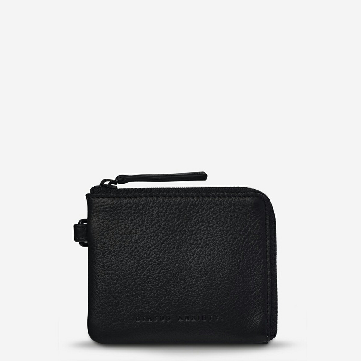 【美品】 Status Anxiety（本革 PCケース 13インチ] ブラック STATUS ANXIETY（ステータスエンザイエティー） 財布 レディース