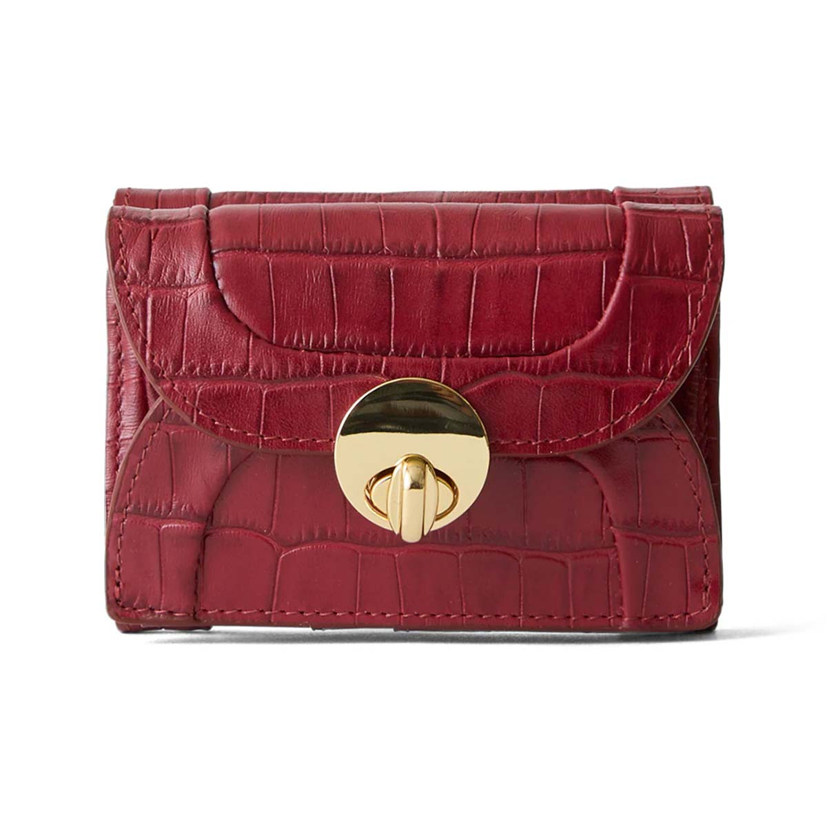 【新品】NissyNaptime.ミニウォレット ブラウン ジップアラウンド ミニウォレット - ブラック | CHARLES & KEITH
