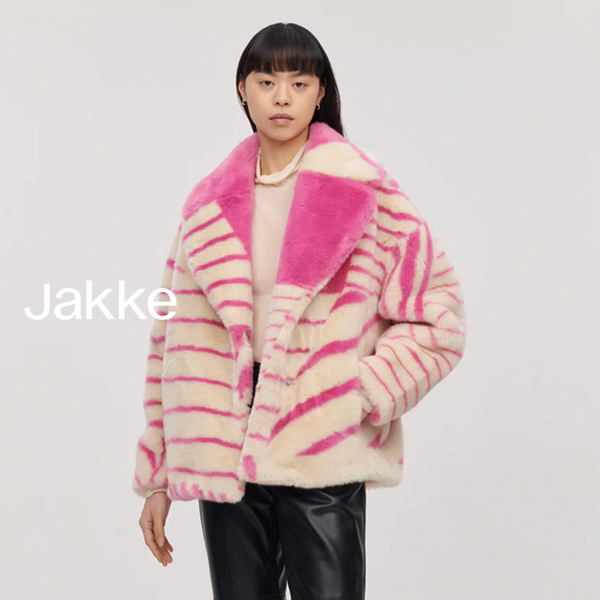 ジャケット コート レディース ジャッキー JAKKE ファー エコファー