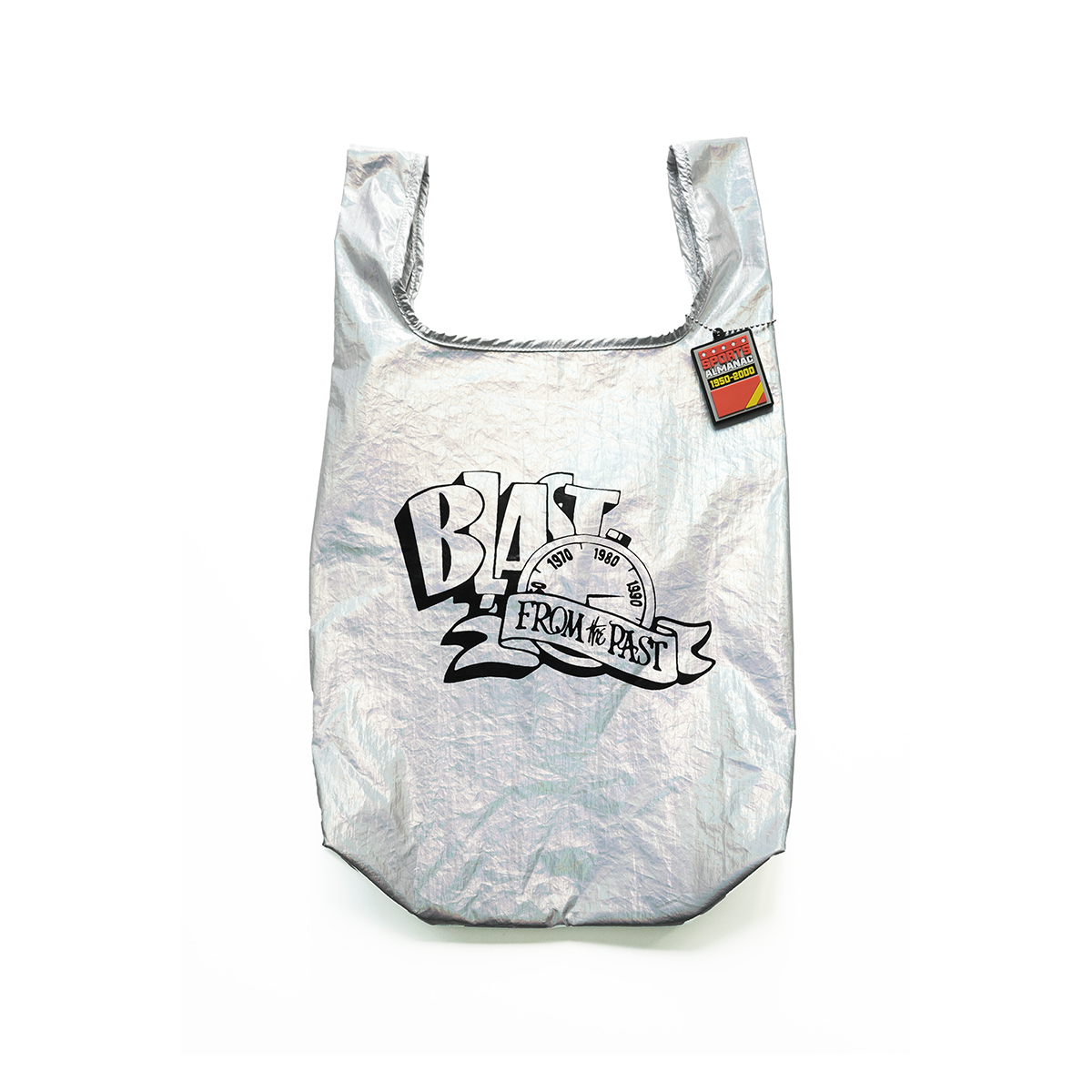 PALACE シルバー エコバッグ ロゴ バックトゥザフューチャー トートバッグ エコバッグ ユニセックス