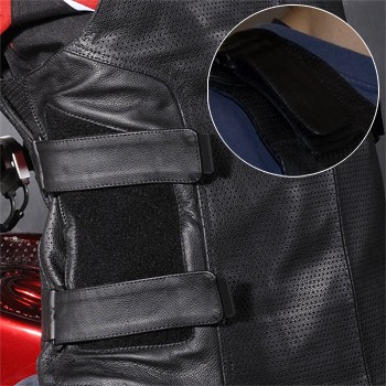 RIDEZ ARMED LEATHER VEST ライズアームドレザーベスト 脊椎＆胸部パッド標準装備 : riz-armdlv- : フリーライン  ヤフー店 - 通販 - Yahoo!ショッピング