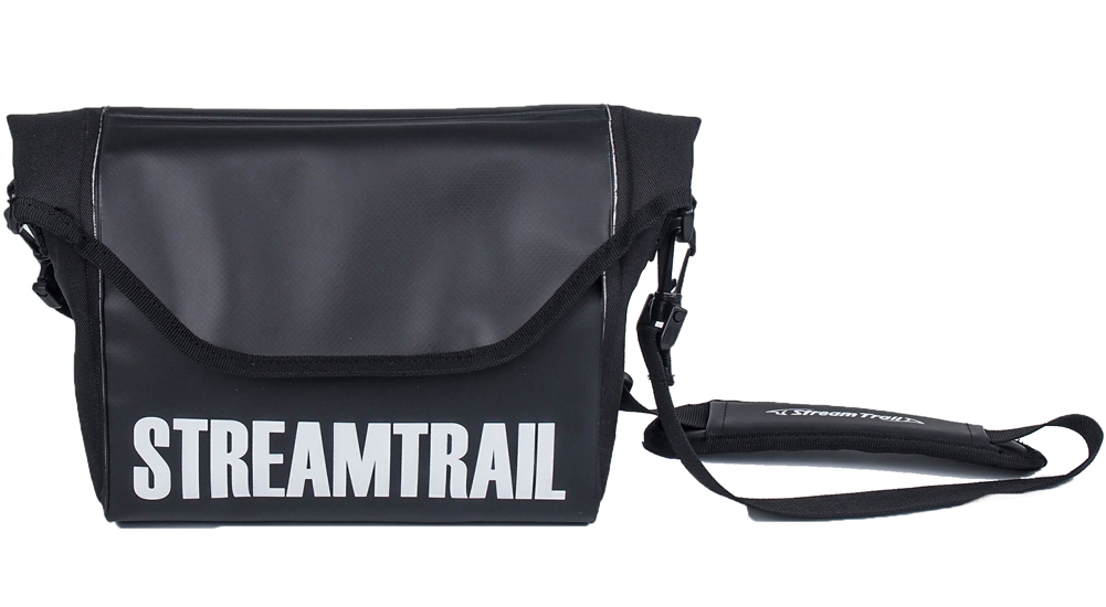 STREAM TRAIL ショルダーバッグ 黒 中型クラム 防水バッグ | Clam(クラム) | Stream Trail 公式オンラインショップ