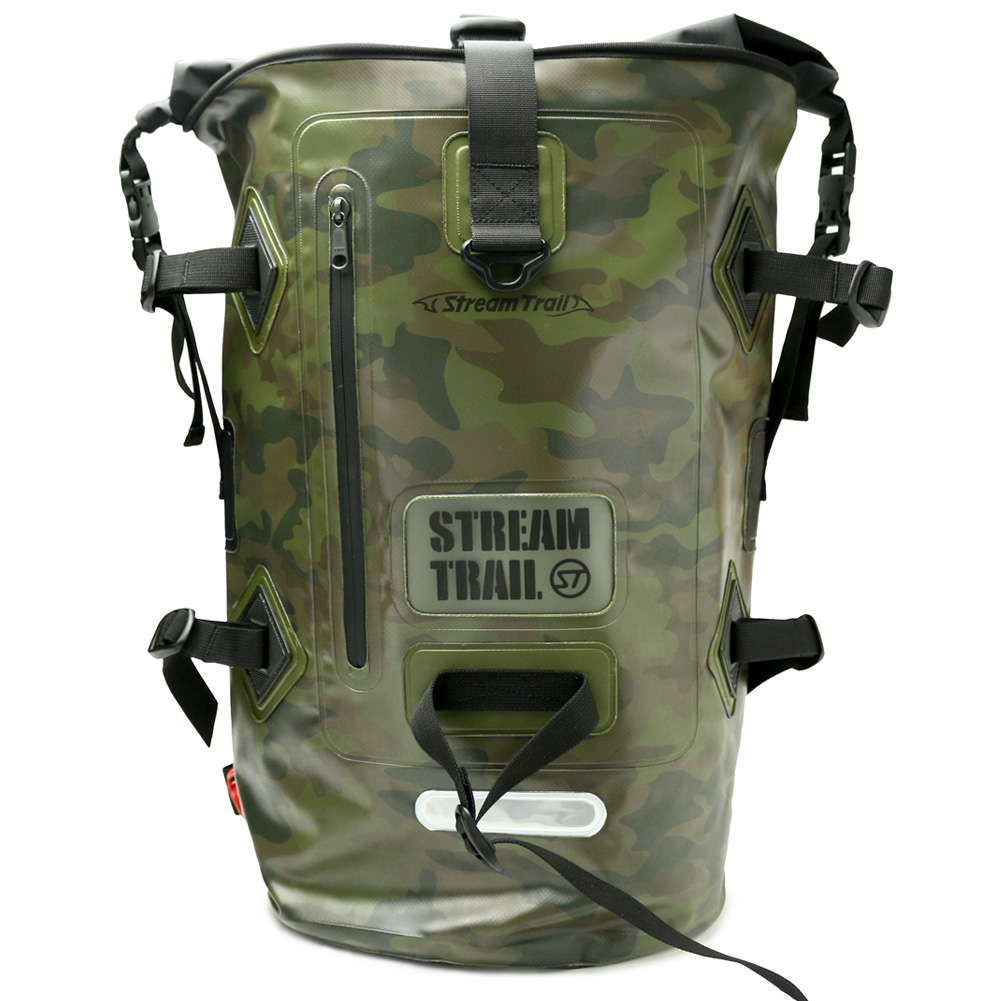 STREAMTRAIL ストリームトレイル ドライタンクD2-40L カモフラージュ  防水バッグ ...