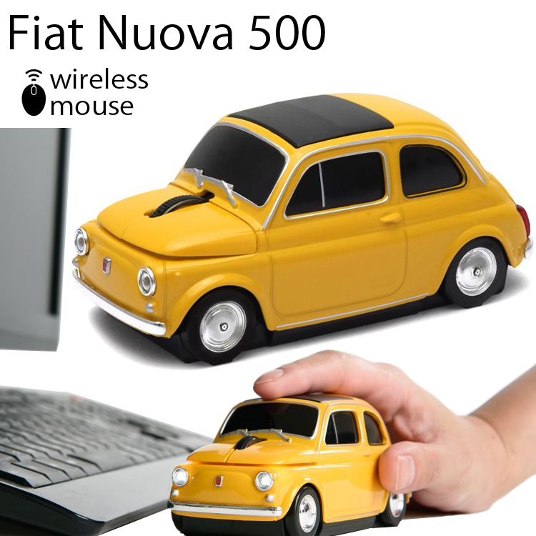 希少！ 大特価！フィアット FIAT 500 マウス USB ピンバッジ セット 希少！ 大特価！フィアット FIAT 500 マウス USB ピンバッジ