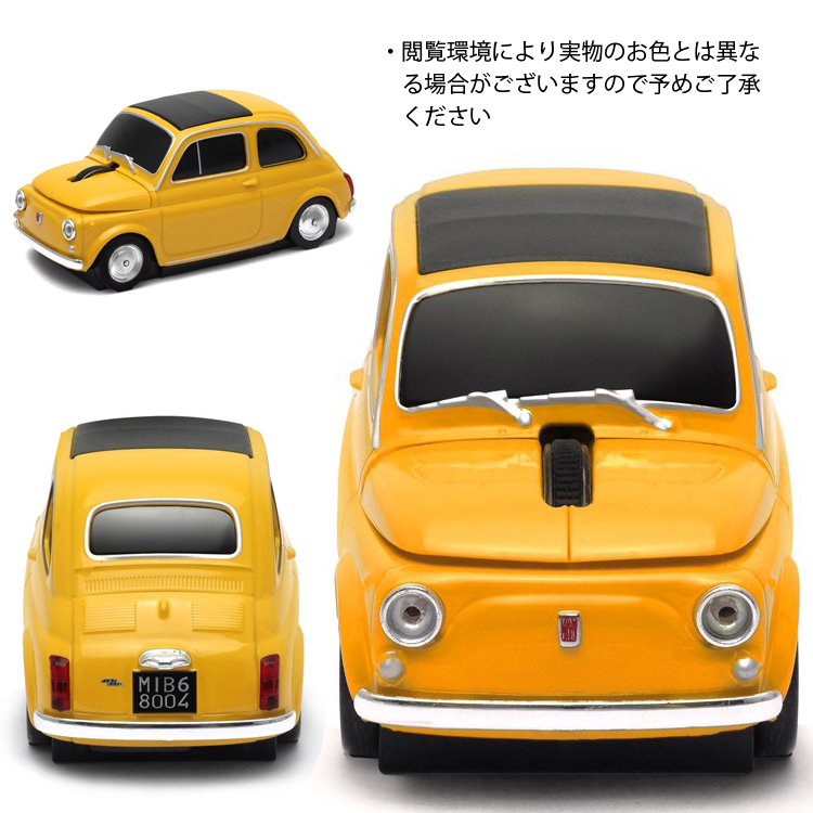 希少！ 大特価！フィアット FIAT 500 マウス USB ピンバッジ セット 希少！ 大特価！フィアット FIAT 500 マウス USB ピンバッジ