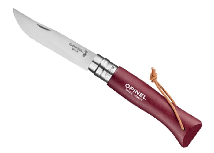 OPINEL（オピネル） ゆうパケット対応2個迄 COLORAMA 皮紐付ステンレス