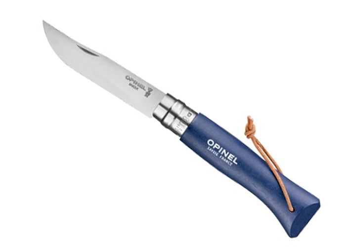 OPINEL（オピネル） ゆうパケット対応2個迄 COLORAMA 皮紐付ステンレス