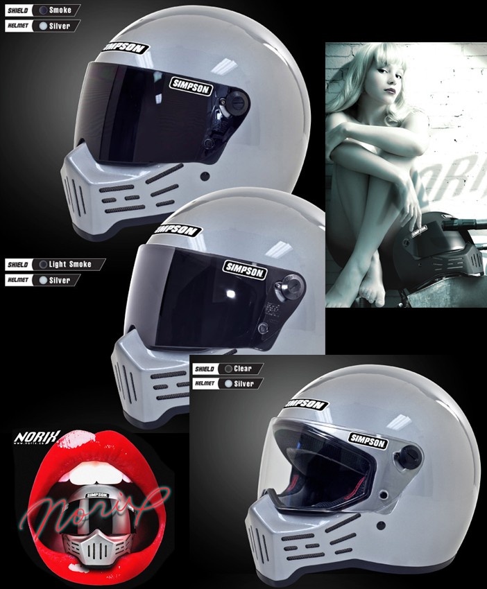 SIMPSON シンプソンヘルメット M30用シールド MODEL30 M10 RX1対応 