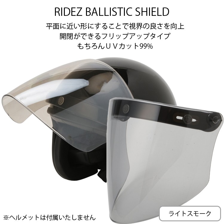ジェットヘルメット用シールド