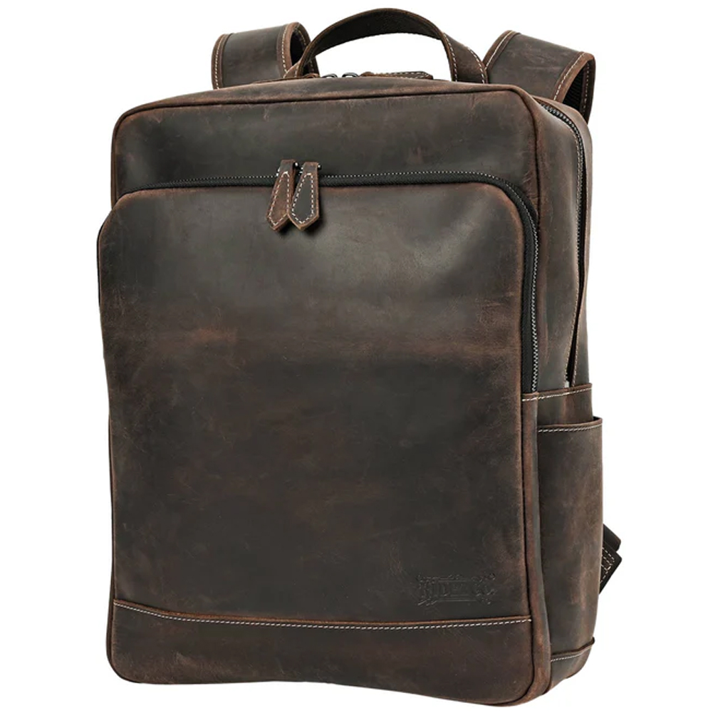 RIDEZ LEATHER BACKPACK レザーバックパック 天然皮革 RBP01 バイク向けレザーバック 本革の画像