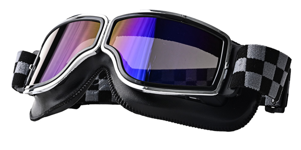 RIDEZ ライズ GB-Rゴーグル RSD-002 バイク用ゴーグル チェッカー