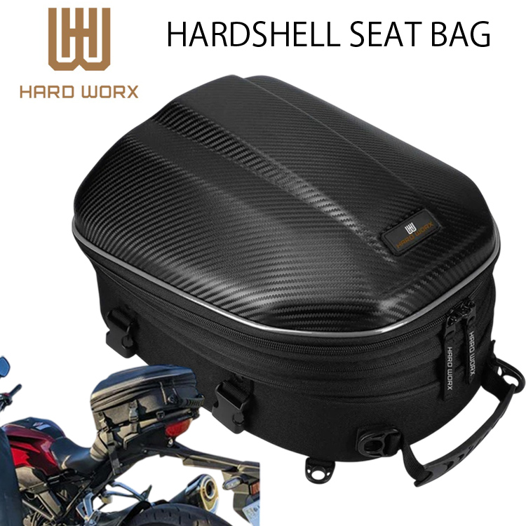 ハードシェルライディングパック　値下 HARD WORX HARDSHELL SEAT BAG RTS03 ハードシェル シートバック