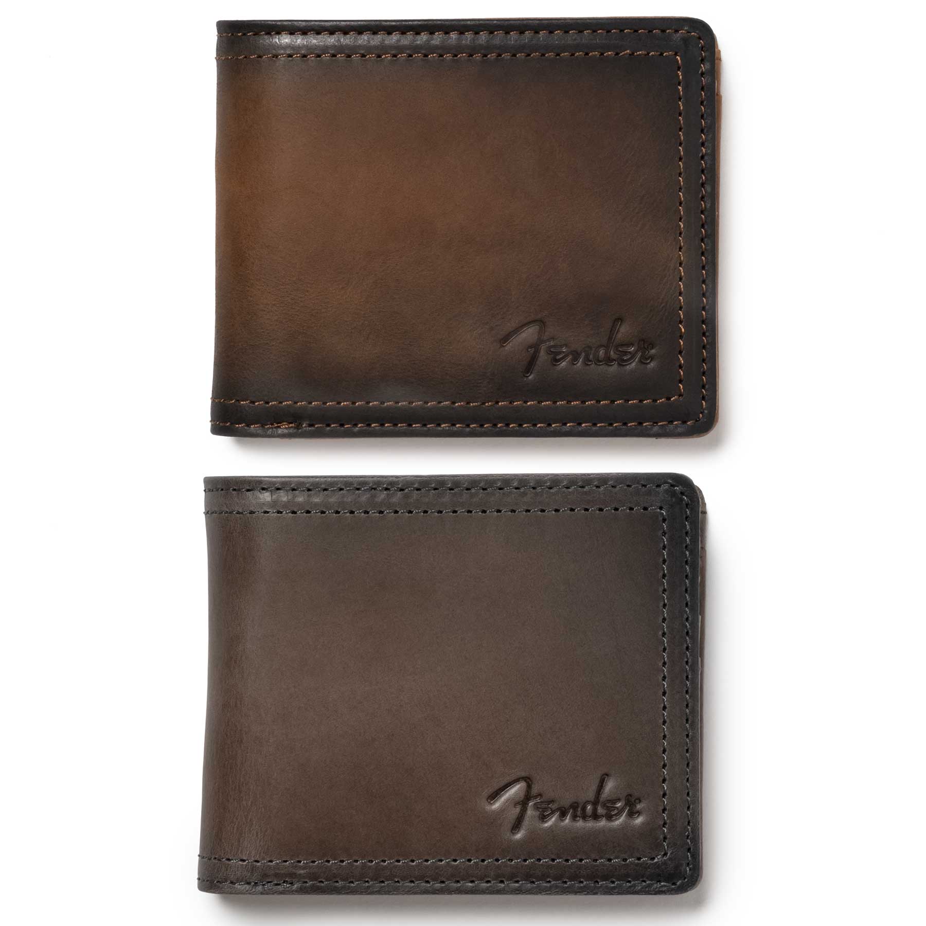 【レビュー投稿で+5％還元】フェンダー 二つ折り財布 牛革 メンズ 950-502 Fender ストラトキャスター 折りたたみ財布 開運 一粒万倍日 クリスマス_mp Fender（フェンダー） 二つ折り ミニ財布 財布 メンズ レディース 本革