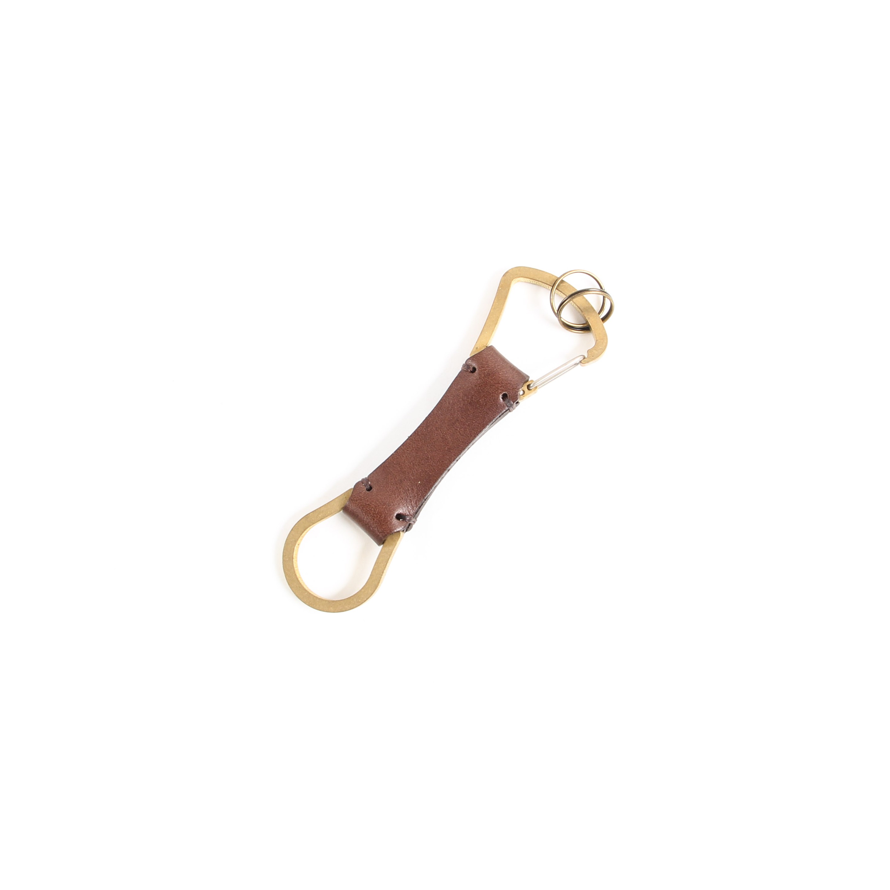select MOCA（セレクトモカ） キーホルダー 金具 真鍮 本革 レザー