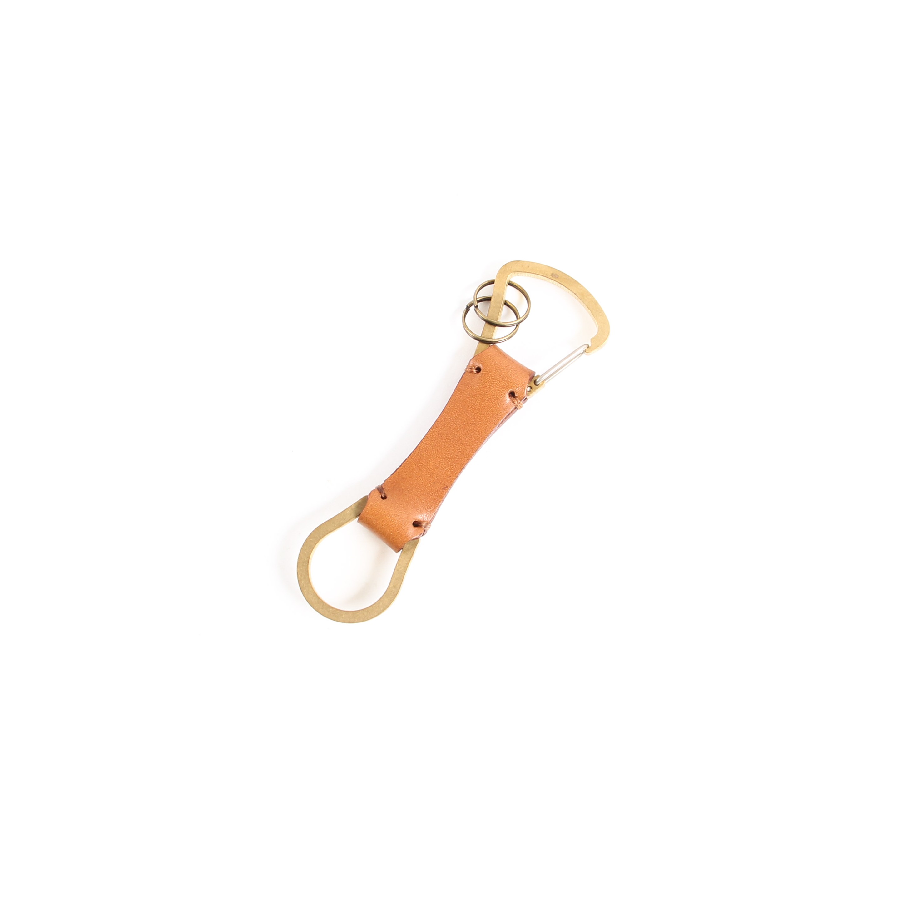 select MOCA（セレクトモカ） キーホルダー 金具 真鍮 本革 レザー