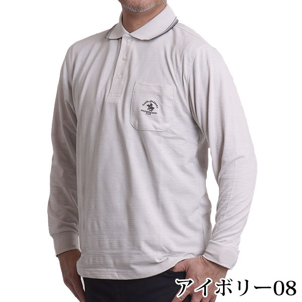 Santa Barbara Polo & Racquet Club ポロシャツ メンズ 長袖 シニア