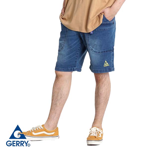 ハーフパンツ メンズ ショートパンツ 5分丈 ハーフ丈 チノパン ジーンズ デニムパンツ クライミングパンツ gerry ジェリー キャンプパンツ ブランド 夏 7790 | GERRY | 01