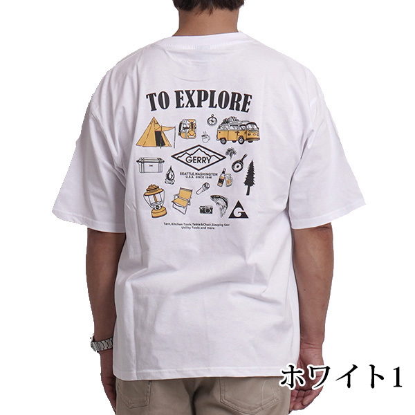 GERRY（ジェリー） tシャツ メンズ 半袖 ブランド 綿100% 夏 春