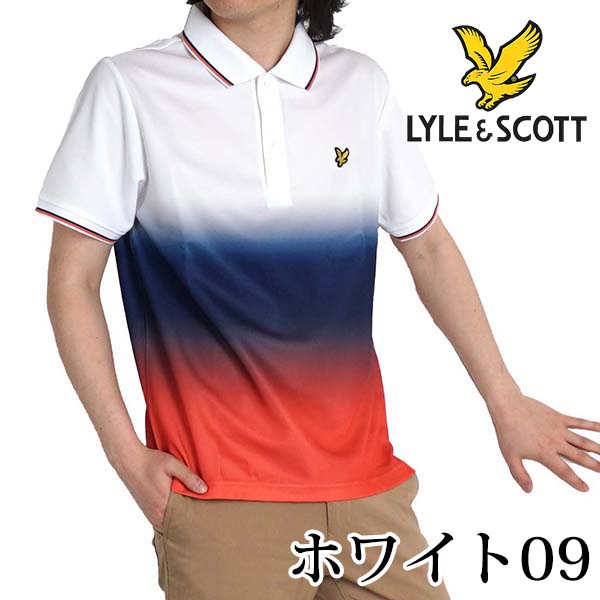 ポロシャツ メンズ 半袖 ブランド LYLE SCOTT ライル＆スコット ゴルフ ゴルフウェア 夏...