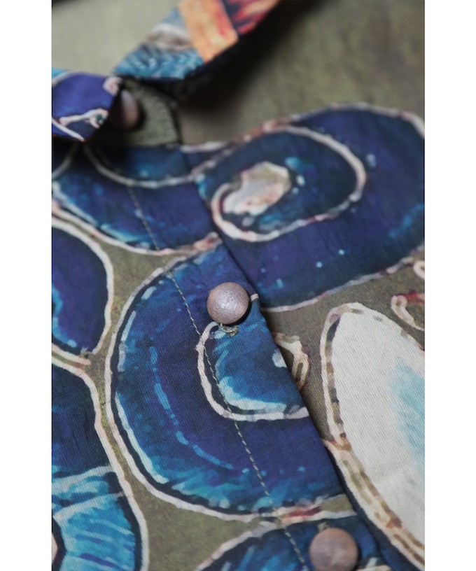 French Pave エキゾチックな柄が目を惹くロングワンピース Ml対応 Cawaii W French Pave 通販 Yahoo ショッピング