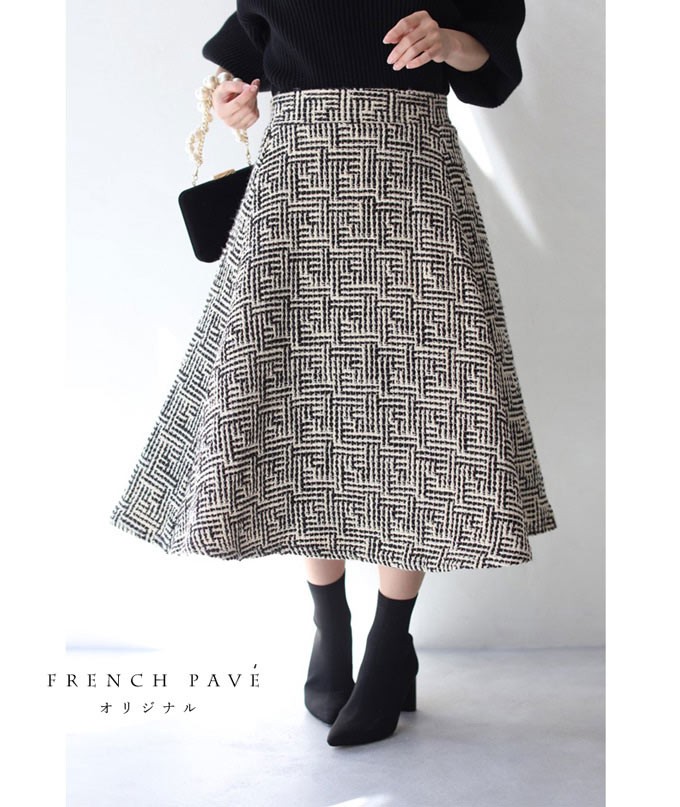 S〜L/2L〜3L ブラック FRENCHPAVE オリジナル 黒 FRENCHPAVE