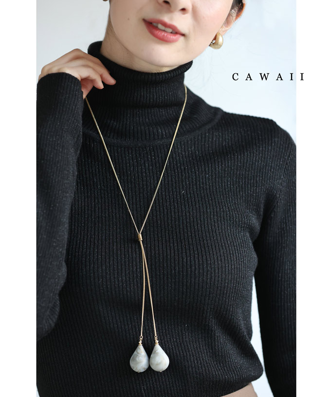 devilcat4343　ウィスプの雫型ネックレス♡ devilcat4343様専用 ウィスプの雫型ネックレス♡ - メルカリ