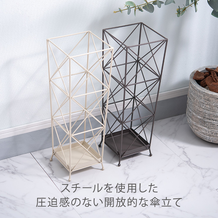 シンプルでオシャレな傘立て(ブラック) 東谷 傘立て 傘立て スチール おしゃれ AKB 玄関 傘 お洒落 人気