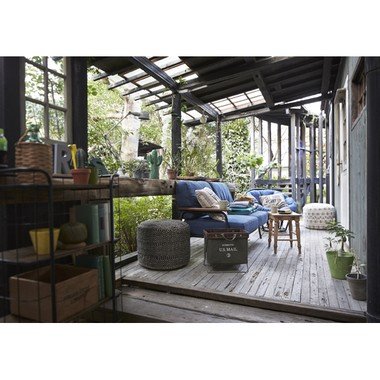 Pipe SOFA 骨太パイプフレーム パイプソファ W1510デニム レザー 2