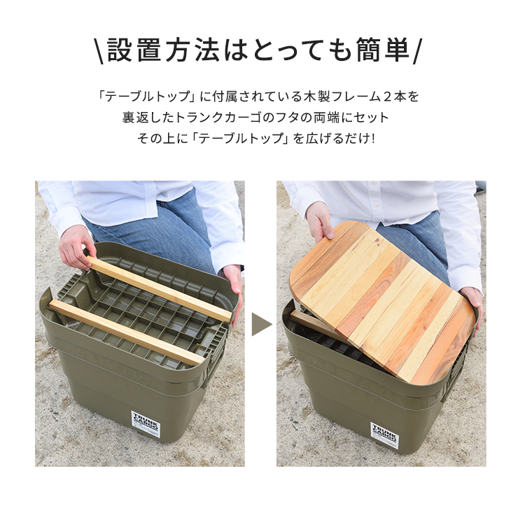 トランクカーゴ TC-20TB テーブルトップ 20L セット キャンプ