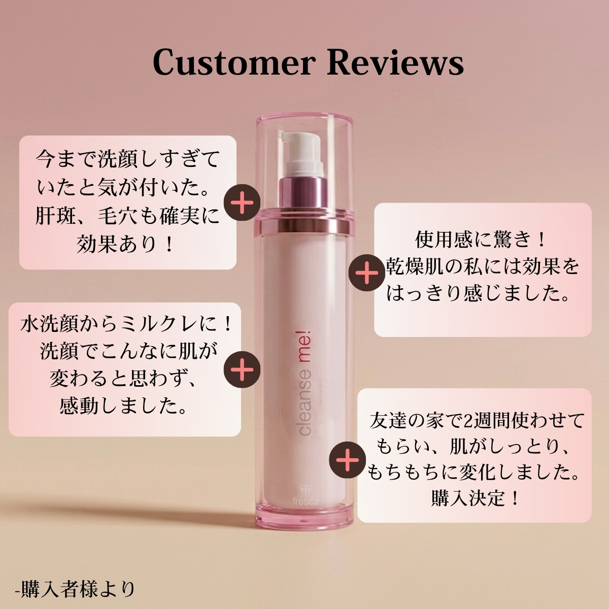 fresca（フレスカ） ミルククレンジング☆毛穴も乾燥もこれ一本。美容