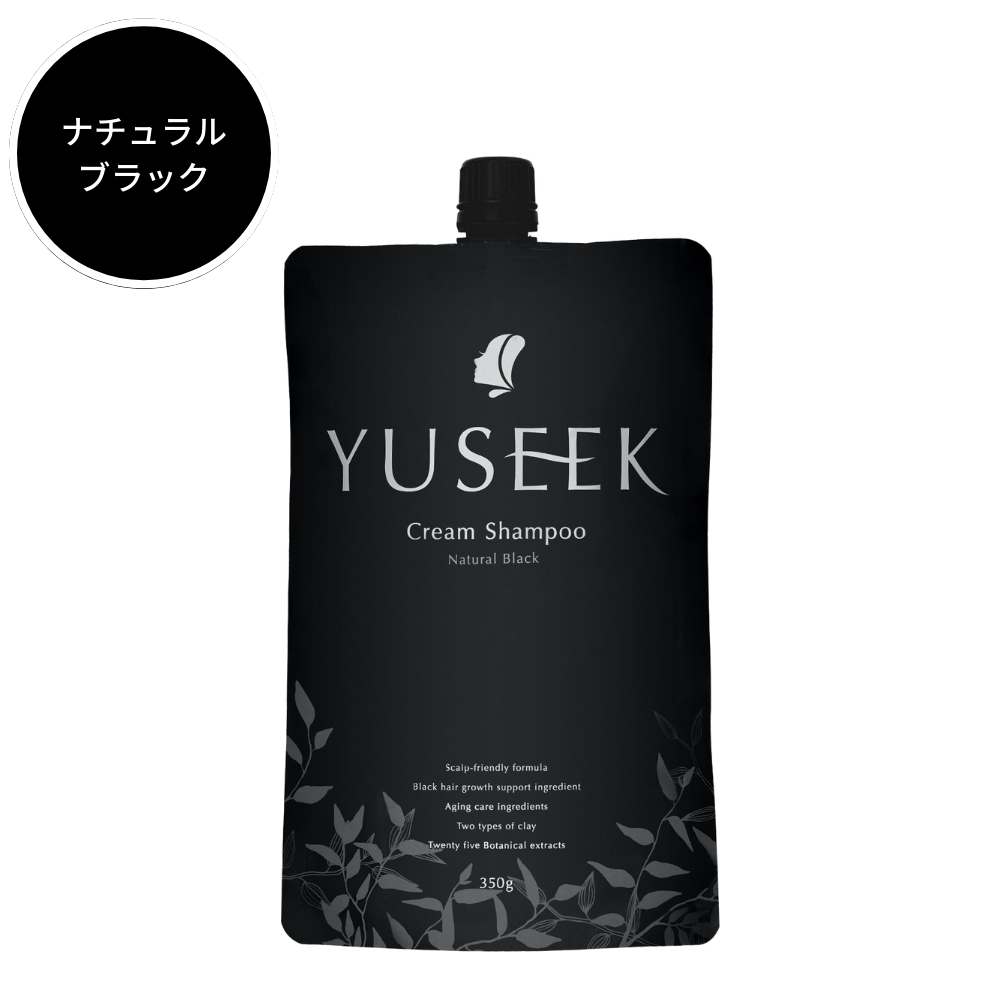 白髪染めシャンプー カラーシャンプー トリートメント不要 女性 男性 クリームシャンプー YUSEEK ユーシーク 350g｜fret｜02