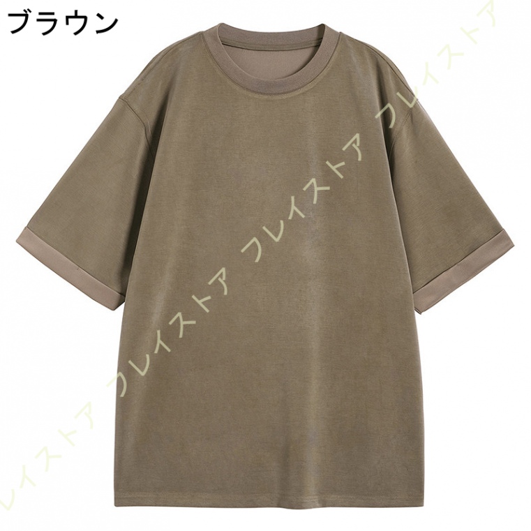 夏服 メンズ tシャツシャツ 半袖 涼しい ゆったり 大きい サイズ かっこいい服 クルーネック お...