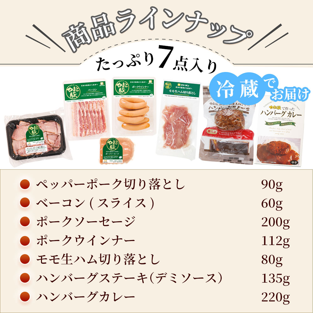 フリーデン 加工品 お試し セット NS-I | [冷蔵] 送料無料 母の日 2025 惣菜 プレゼント 食べ物 食品 内祝い ギフト ソーセージ 詰め合わせ ウインナー | 日本の豚 やまと豚（神奈川県） | 14