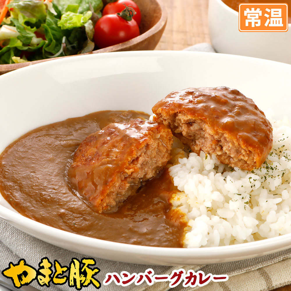 やまと豚で作った ハンバーグカレー 220g | [常温] レトルトカレー レトルト レトルト食品 カレー ルー 食品 常温保存 ハンバーグ 常温保存できる  ご飯のお供 :6010370:豚肉専門店 やまと豚のフリーデン - 通販 - Yahoo!ショッピング