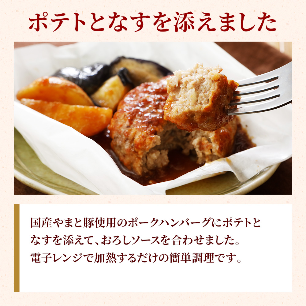 紙包みハンバーグおろし
