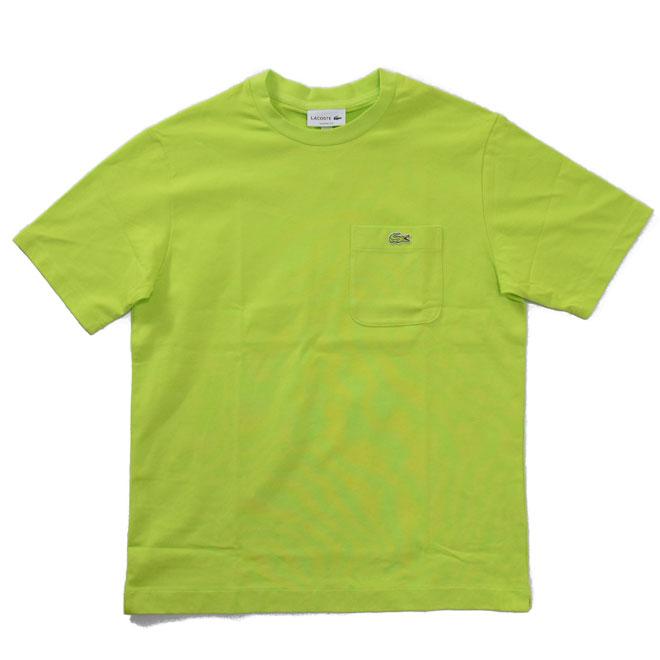ラコステ アウトラインクロック ポケットTシャツ 半袖 LACOSTE TH5807-99 ワンポイント シンプル メンズ ワニ