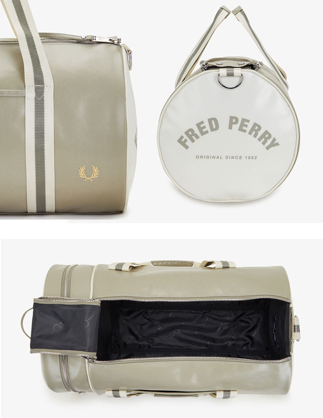 FRED PERRY フレッドペリー　バレルバッグ　ボストンバッグ　ドラムバッグ フレッドペリー FRED PERRY FRED PERRY ボストンバッグL7260