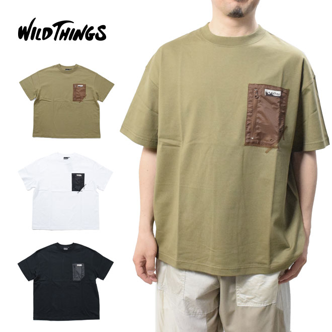 WILD THINGS Tactical マルチカムウインドシャツ-L WILD THINGS（ワイルドシングス） キャンプポケットTシャツ 半袖 WILD