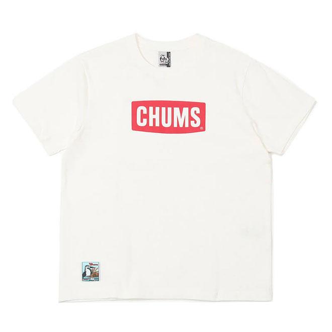 チャムス 40周年限定 40イヤーズチャムスロゴ Tシャツ 半袖 CHUMS CH01-2252 メ...
