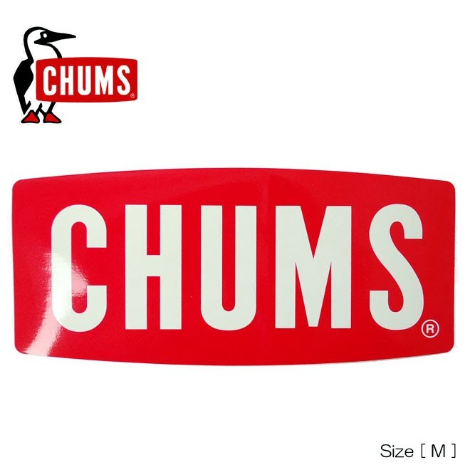 CHUMS チャムス ステッカー チャムスロゴ Mサイズ CH62-1071